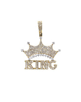Capri Pendant 1.70ctw diamond King yellow gold pendant 10K