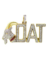 Capri Pendant GOAT Diamond Pendant in Yellow Gold 10K