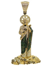 Capri Pendant Large St. Jude / Judas on money Diamond Pendant 10K