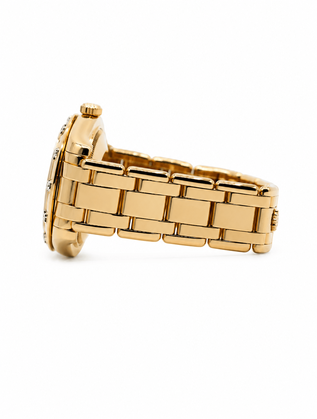 Capri Watches Rolex 34mm datejust pearlmaster rose gold watch 18k