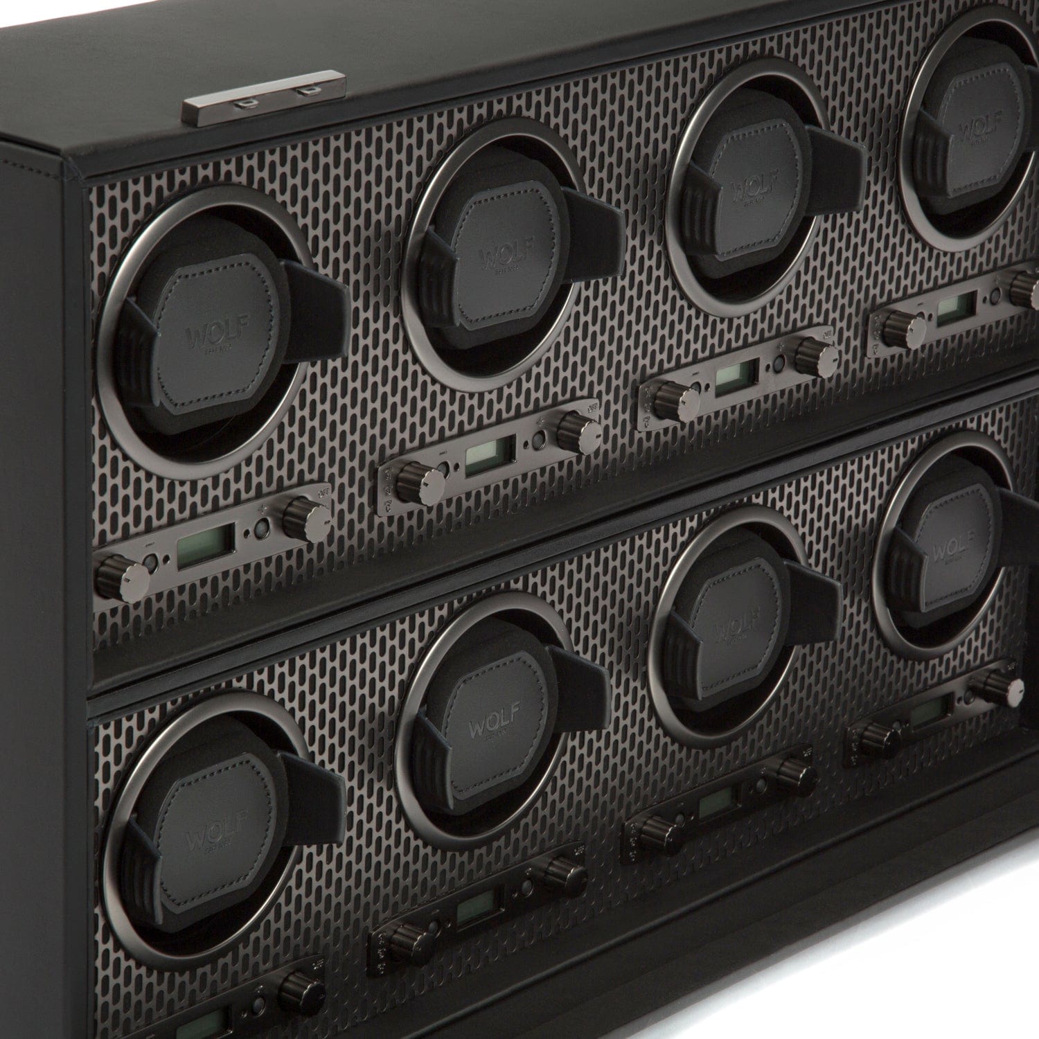Wolf1834 Watch Winder Axis 8 Piece Watch Winder-Powder Coat