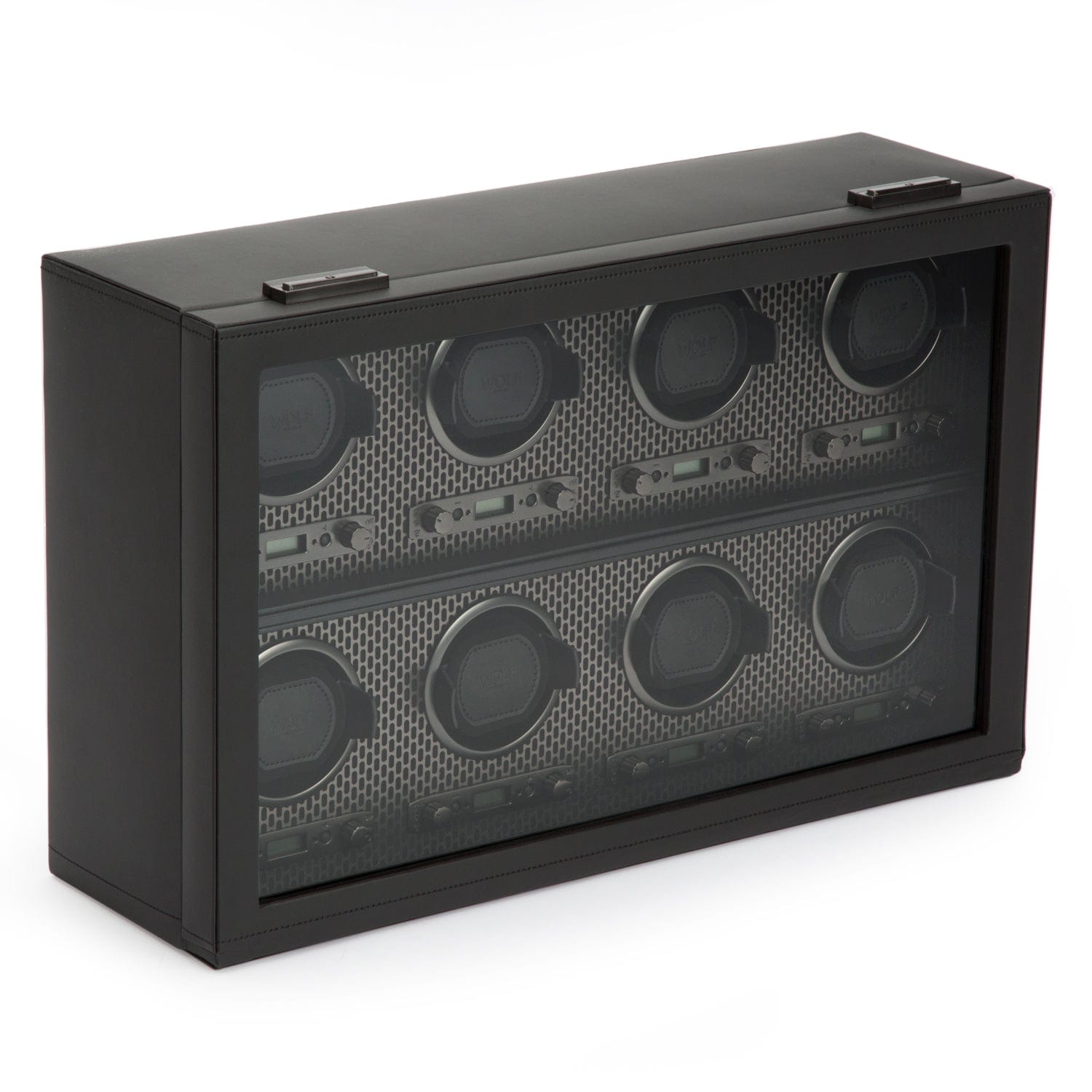 Wolf1834 Watch Winder Axis 8 Piece Watch Winder-Powder Coat