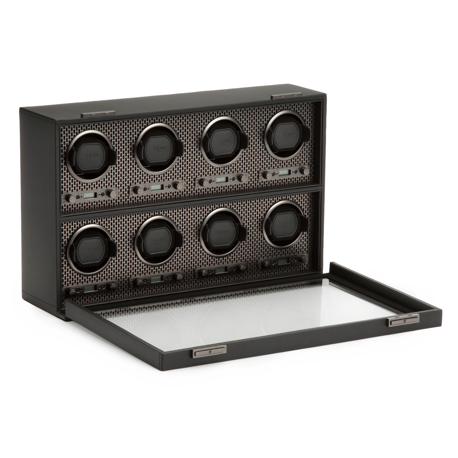 Wolf1834 Watch Winder Axis 8 Piece Watch Winder-Powder Coat