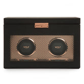 Wolf1834 Watch Winder Axis Double Watch Winder With Storage-Copper
