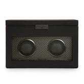 Wolf1834 Watch Winder Axis Double Watch Winder With Storage-Powder Coat