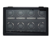 Wolf1834 Watch Winder British Racing 8 Piece Watch Winder-Black