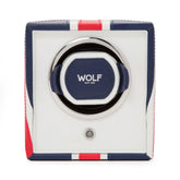 Wolf1834 Watch Winder Navigator Single Cub Watch Winder-Union Jack