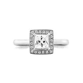 A. Jaffe Engagement Ring A. Jaffe Princess Cut Engagement Ring MES471
