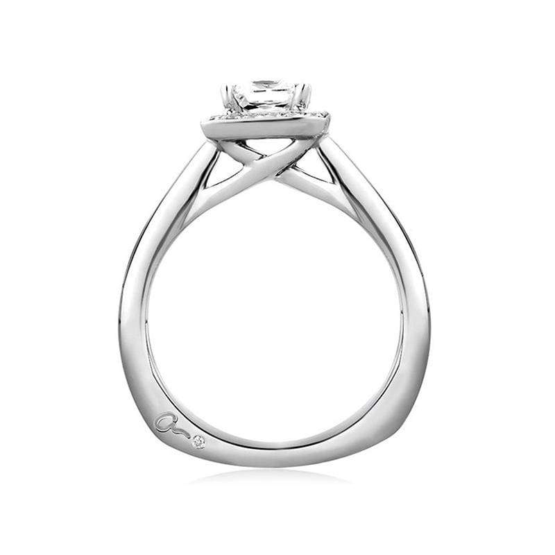 A. Jaffe Engagement Ring A. Jaffe Princess Cut Engagement Ring MES471