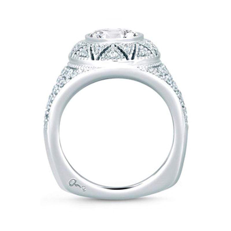 A. Jaffe Engagement Ring A. Jaffe Signature Dome Shape Engagement Ring MES653