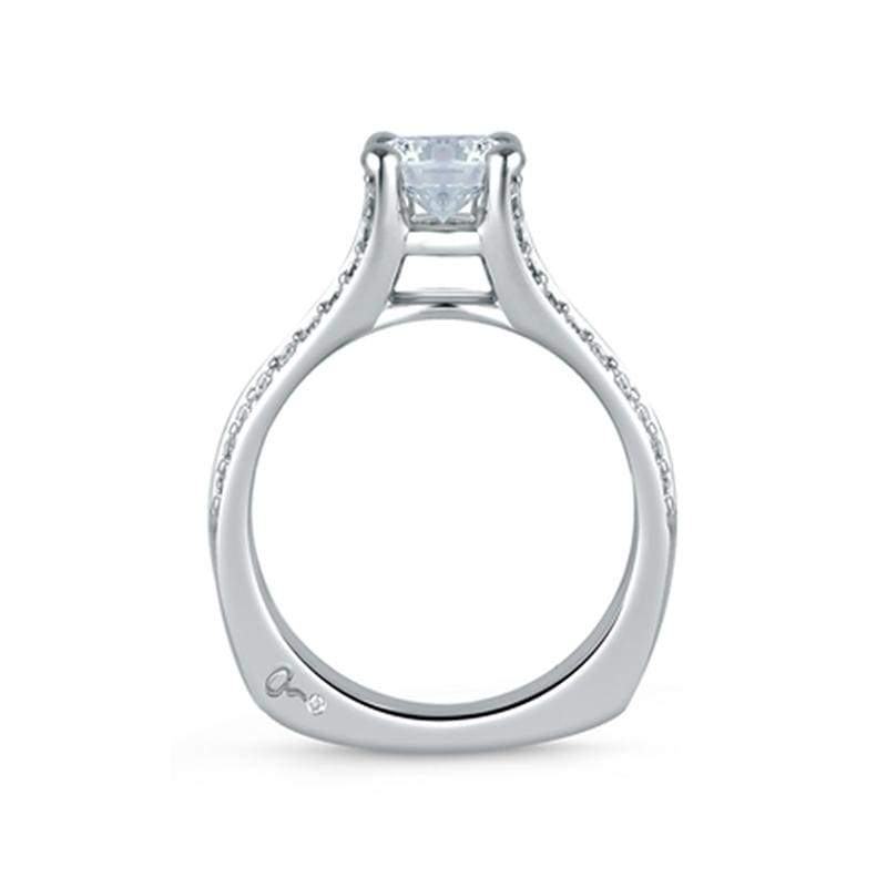 A. Jaffe Engagement Ring A. Jaffe Split Flowering Diamond Shank Engagement Ring MES017