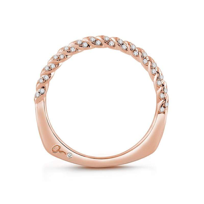 A. Jaffe Wedding Band A. JaffeTightly Twisted Diamond Wedding Band with Signature Shank mrs869