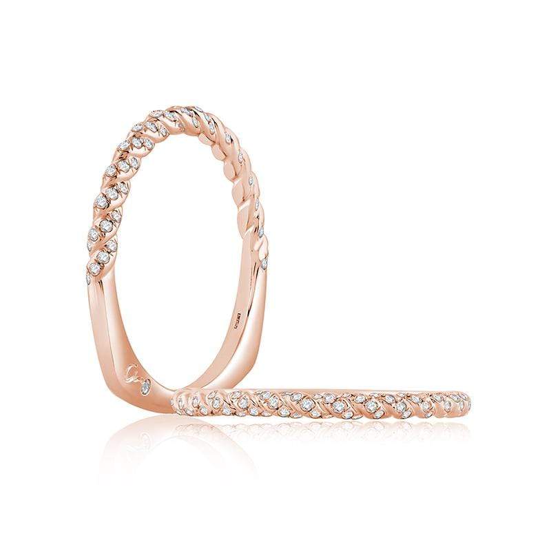 A. Jaffe Wedding Band A. JaffeTightly Twisted Diamond Wedding Band with Signature Shank mrs869