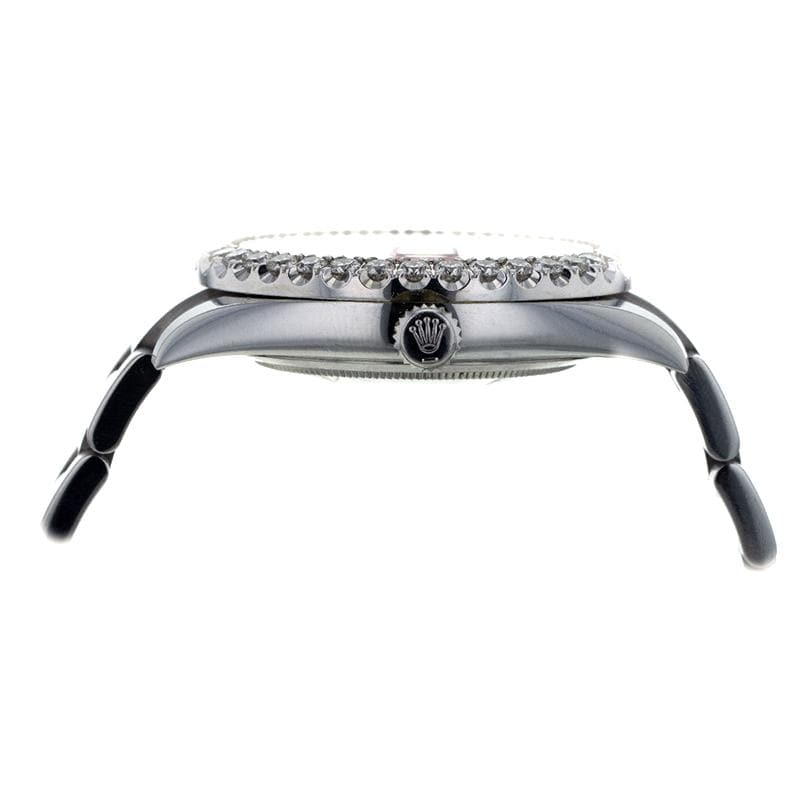 Capri Custom Watch Custom 4.10ctw Diamond Rolex Oyester Perpetual DateJust II 41MM Light Pink Face Watch