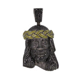 Capri Pendant 12.50 Black Diamond Jesus Pendant 10K