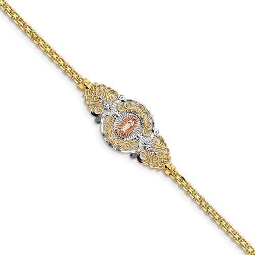 Capri_Q Bracelet Our Lady Of Guadalupe Bracelet 14K