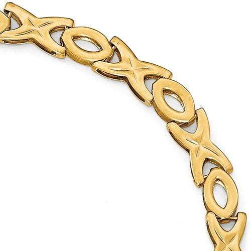 Capri_Q Bracelet Polished XOXO Bracelet 14K