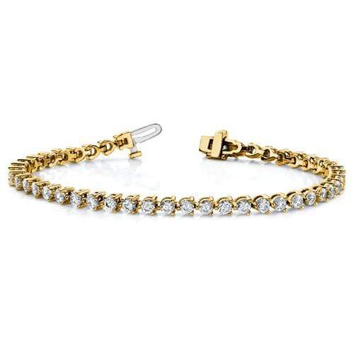 Capri_Q Bracelet True Origin Lab Grown Diamond Tennis Bracelet 14KY