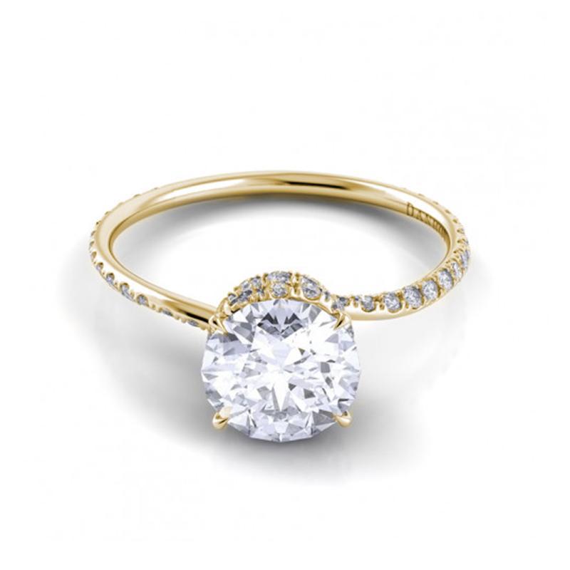 Danhov Engagement Ring Danhov Abbraccio Swirl AE107