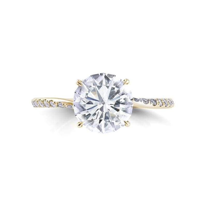 Danhov Engagement Ring Danhov Abbraccio Swirl AE107