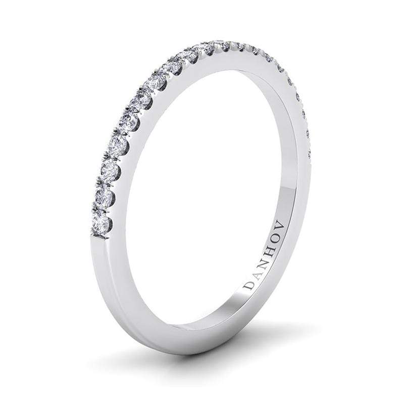 Danhov Engagement Ring Danhov Per Lei Flat Diamond Wedding Band LB100-H