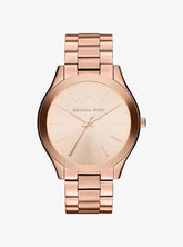Michael Kors Watches Michael Kors Oversized Slim Runway Rose Gold-Tone Watch 42mm MK3197