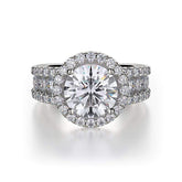 Michael M Engagement Ring Michael M Europa R396S-1.5