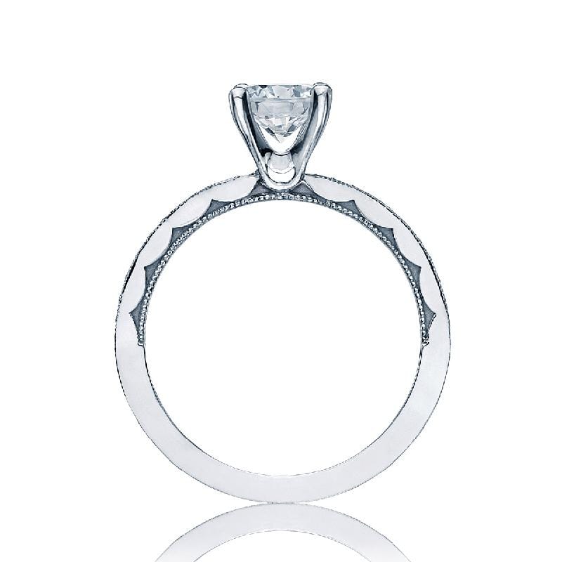 Tacori Engagement Ring Tacori 0.16ctw Diamond Sculpted Crescent Half way Ring 18K