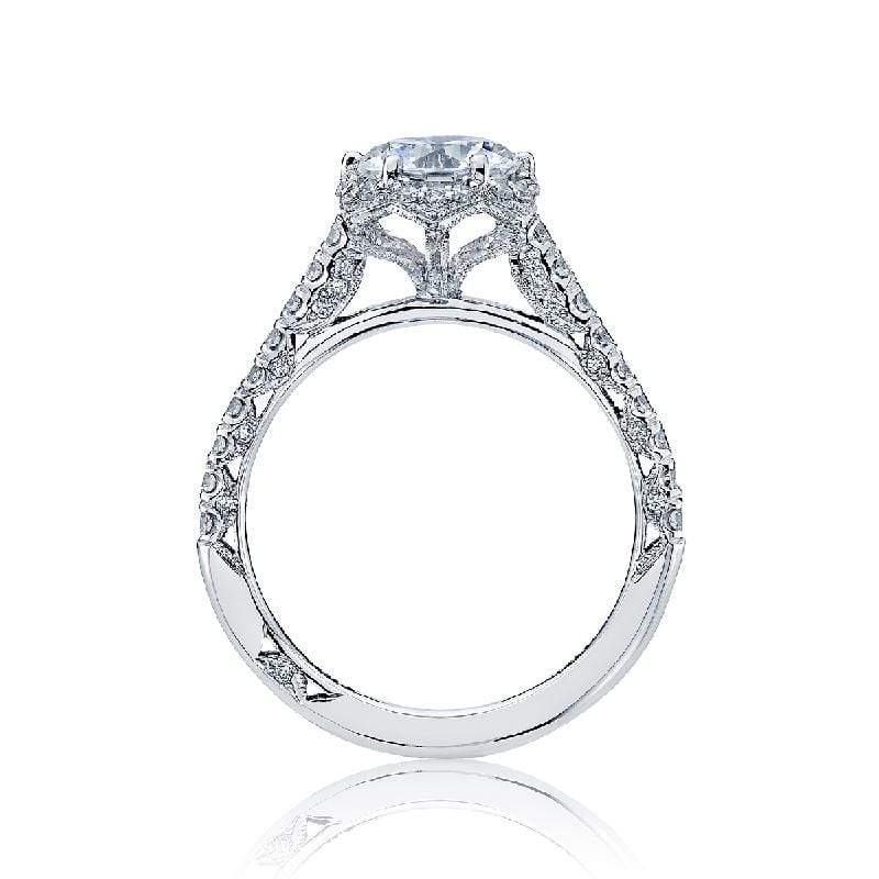 Tacori Engagement Ring Tacori 0.33ctw Diamond Petite Crescent Soid Bottom Ring 18K