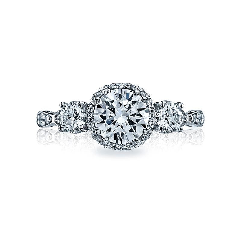 Tacori Engagement Ring Tacori 0.35ctw Diamond Dantela Halfway Sculted Crescent Ring 18K