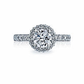 Tacori Engagement Ring Tacori 0.63ctw Half way Sculpted Crescent Ring 18K