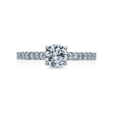 Tacori Engagement Ring Tacori 0.65 ctw Diamond 1/2 Way Sculpted Crescent Ring 18K