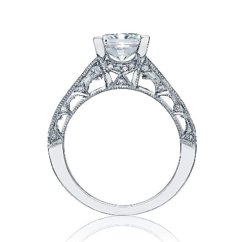 Tacori Engagement Ring Tacori 1.00ctw Diamond Reverse Crescent Solid Bottom Ring 18K