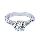 Tacori Engagement Ring Tacori 1.05ctw Diamond 1/2 Graduated Sculpted Crescent Ring 18K