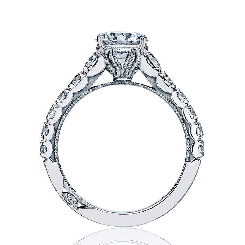 Tacori Engagement Ring Tacori 1.05ctw Diamond 1/2 Graduated Sculpted Crescent Ring 18K