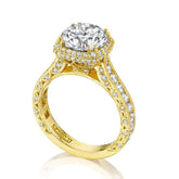 Tacori Engagement Ring Tacori 1.28CTW Diamond RoyalT Cushion Halo Ring 18K