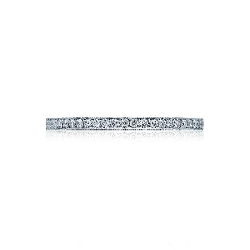 Tacori Wedding Band Tacori 0.17ctw Diamond Sculpted Crescent 1/2 Way Band 18K