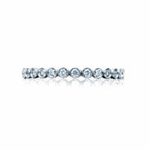 Tacori Wedding Band Tacori 0.20ctw Diamond Sculpted Crescent Solid Bottom Ring 18K