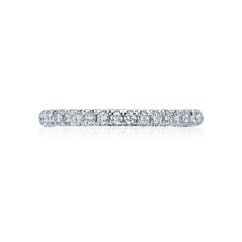 Tacori Wedding Band Tacori 0.37ctw Diamond Petite Crescent Solid Bottom Band 18K