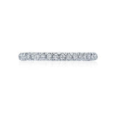 Tacori Wedding Band Tacori 0.37ctw Diamond Petite Crescent Solid Bottom Band 18K