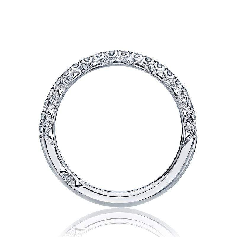 Tacori Wedding Band Tacori 0.37ctw Diamond Petite Crescent Solid Bottom Band 18K