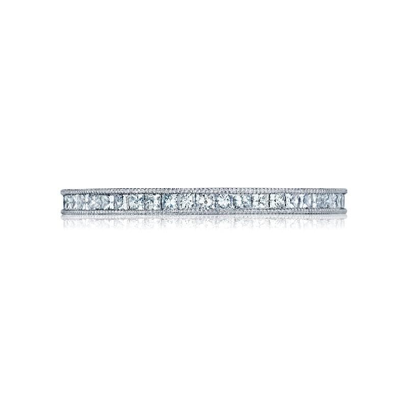 Tacori Wedding Band Tacori 0.60ctw Diamond Princess Sculped Eternity Band 18K