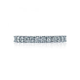 Tacori Wedding Band Tacori 0.81ctw Princess Diamond1/2 way Sculpted Crescent Band 18K