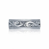 Tacori Wedding Band Tacori 7mm Eternity Crescent Design Mens Band 18K