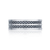 Tacori Wedding Band Tacori 8mm Sculpted Crescent Mens Band 18K