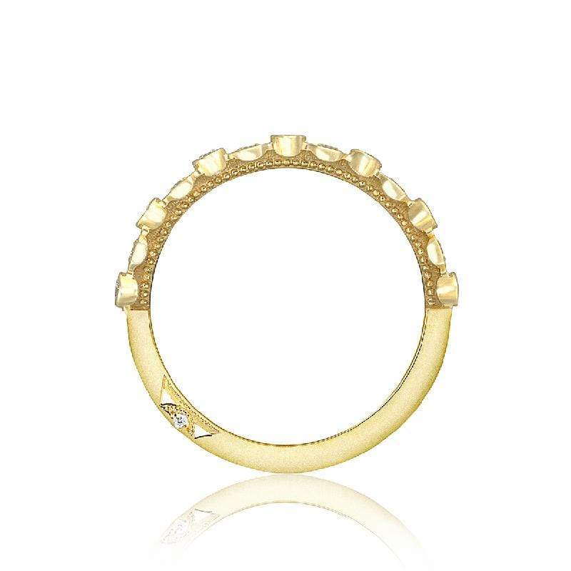 Tacori Wedding Band Tacori Sculted Screscent 0.17ctw Stackable Bank 18K