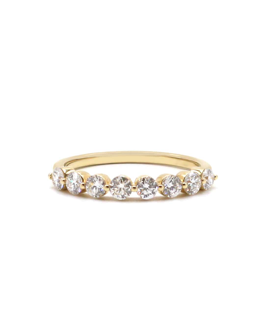 Capri Diamond Band 0.71ctw diamond 8 stone band 14ky