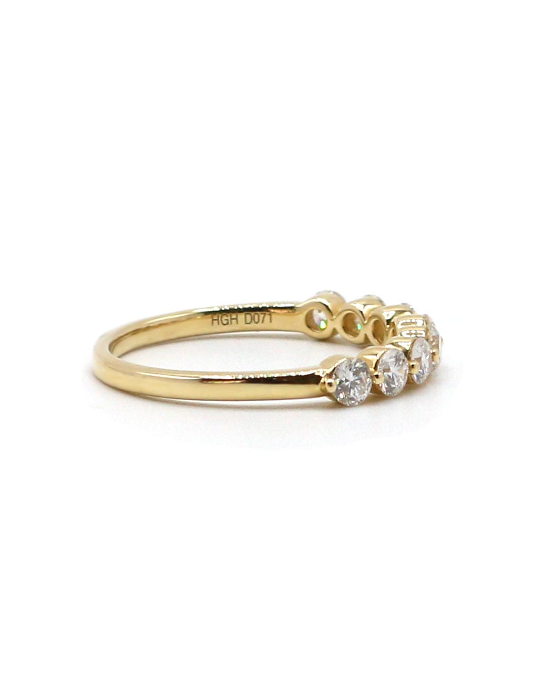 Capri Diamond Band 0.71ctw diamond 8 stone band 14ky