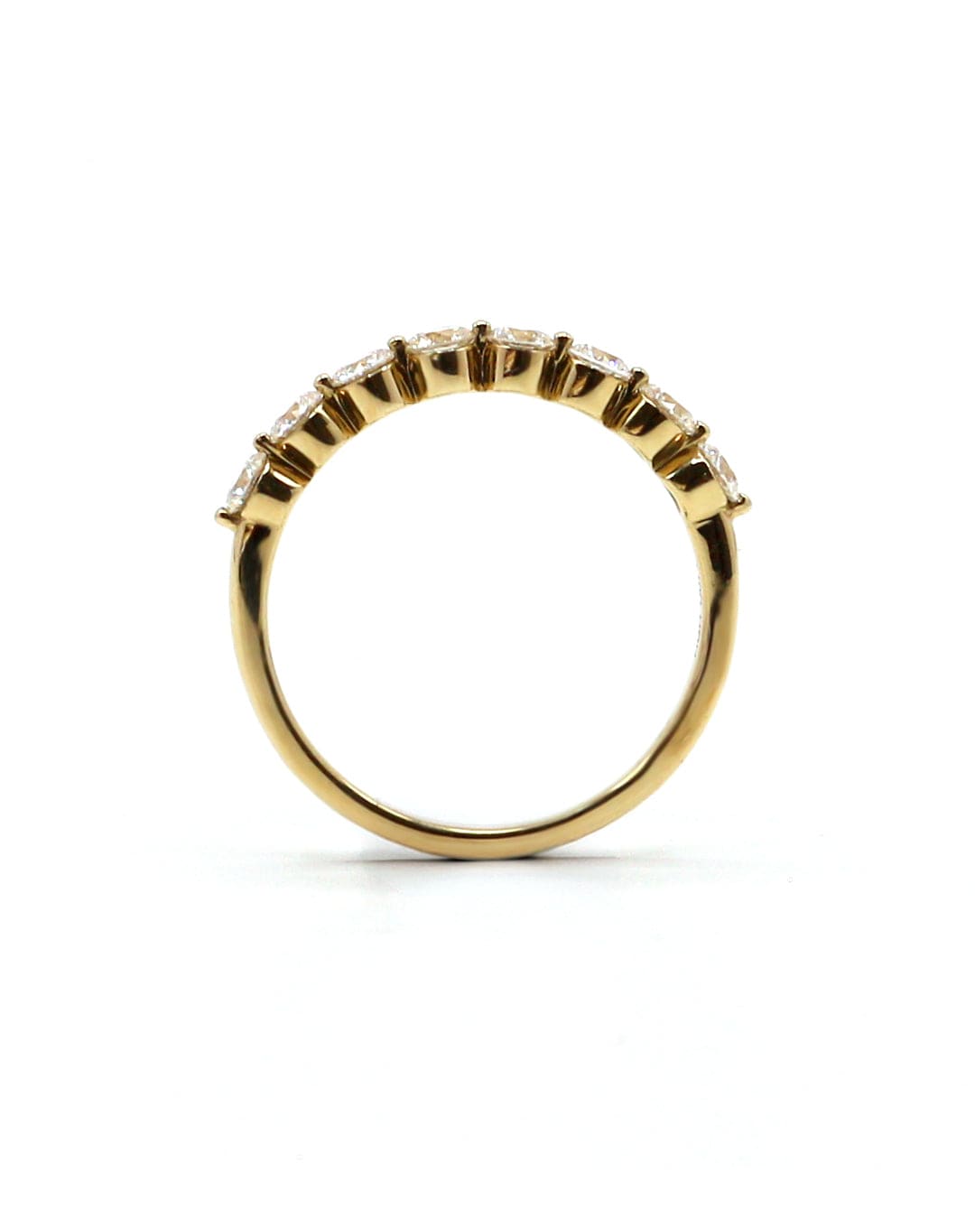 Capri Diamond Band 0.71ctw diamond 8 stone band 14ky
