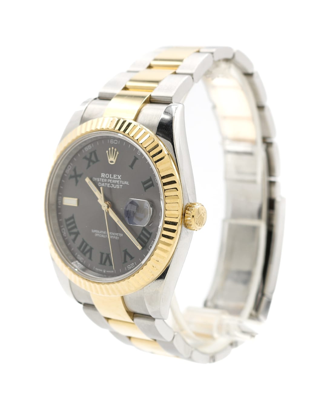 Capri Jewelers Arizona Watches New Rolex 41mm Datejust Datejust Wimbledon dial oyester band watch
